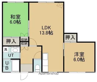 ライトハイムⅡ【1階】の間取り
